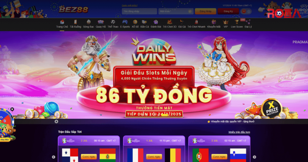 BEZ88 – Đỉnh Cao Cá Cược Thể Thao, Casino & Game Hàng Đầu