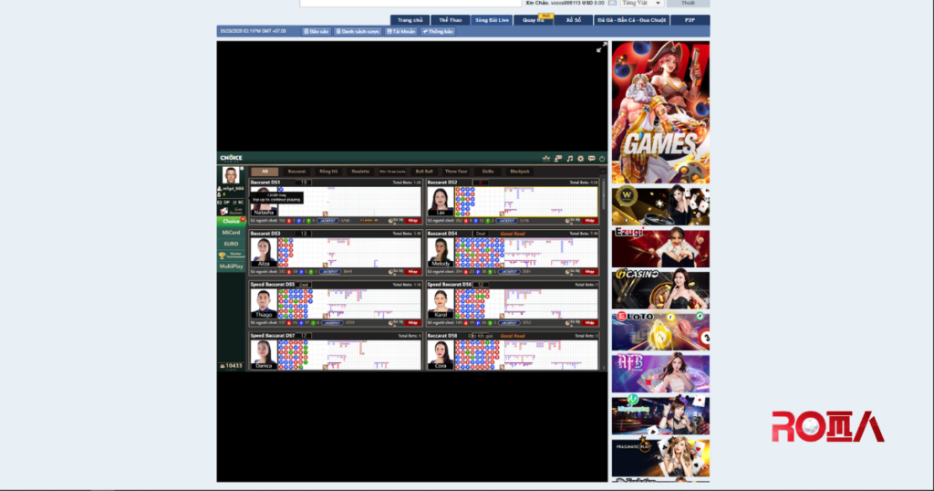 Live casino