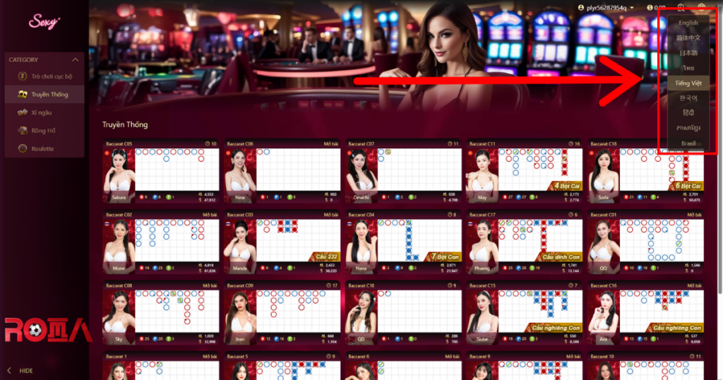Live casino