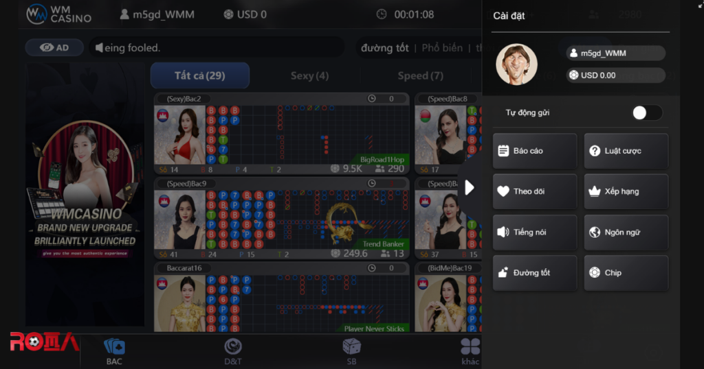 Live casino