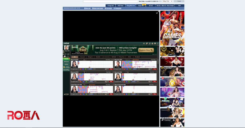 Live casino